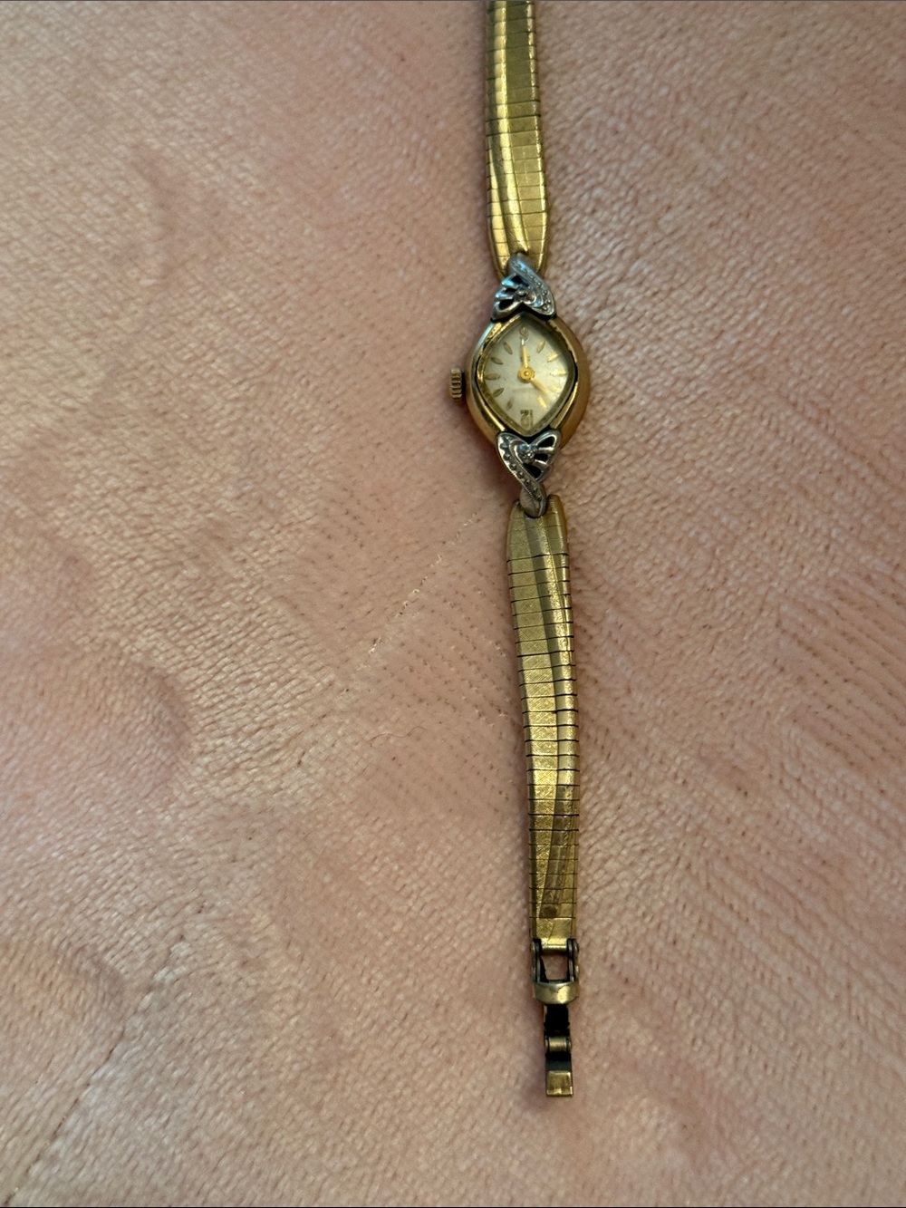 Vintage Bulova Women's Two-Tone Gold and Silver Bracelet Watch